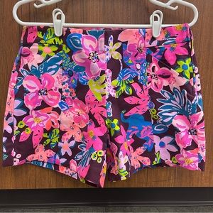 Lilly Pulitzer Arabeth stretch short 5” inseam size 6